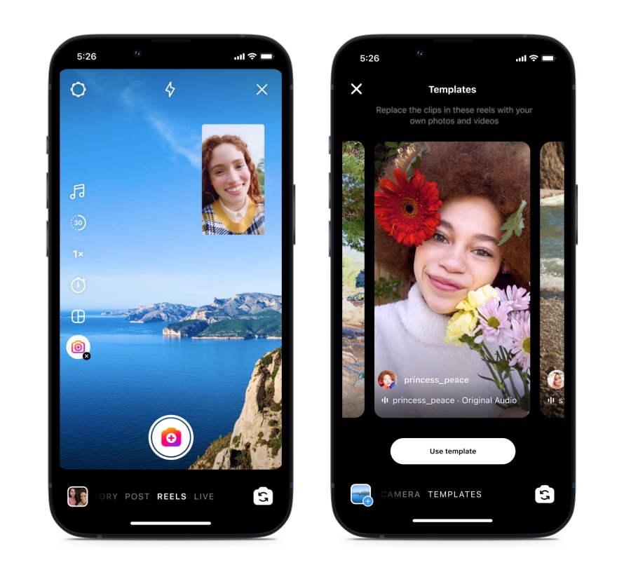 Instagram Reels dual feature
