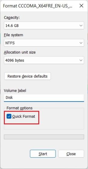 1. Quickly Format Hard Drive or SSD in Windows 11 from File Explorer