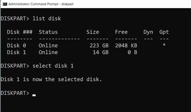 4. Format Hard Drive or SSD in Windows 11 from Command Prompt (CMD)