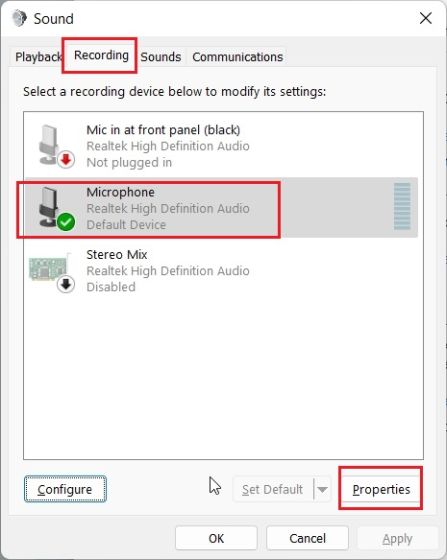 Augmenter Le Volume Du Microphone Dans Windows 11