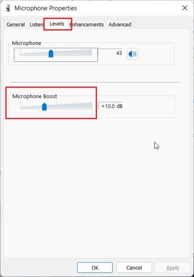 Augmenter Le Volume Du Microphone Dans Windows 11