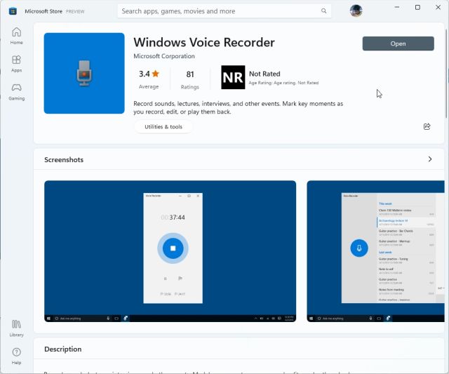 Microsoft voice. Кнопка виндовс 11. Третье приложение.