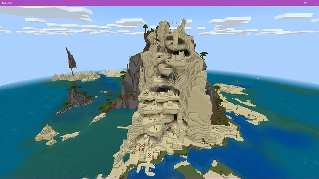 8 -piętrowy wioska - Minecraft 1.19 PE nasiona