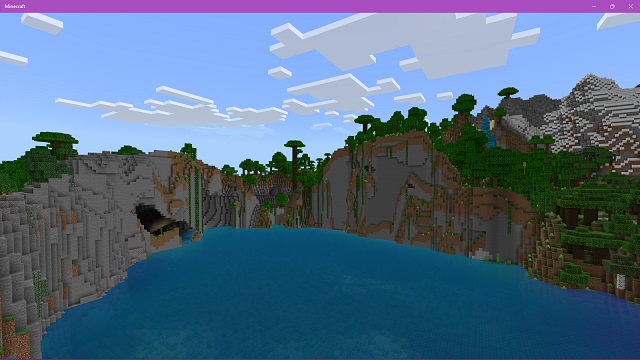 Tempat Estetika di Minecraft 1.19 PE Seed