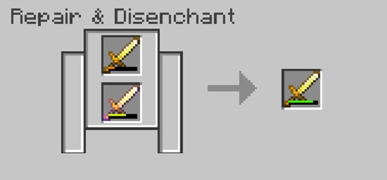 Enchanted and non enchanted item 