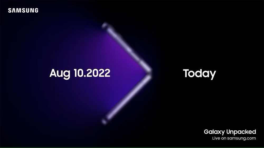 samsung galaxy z fold 4 z flip 4 leaked launch invite