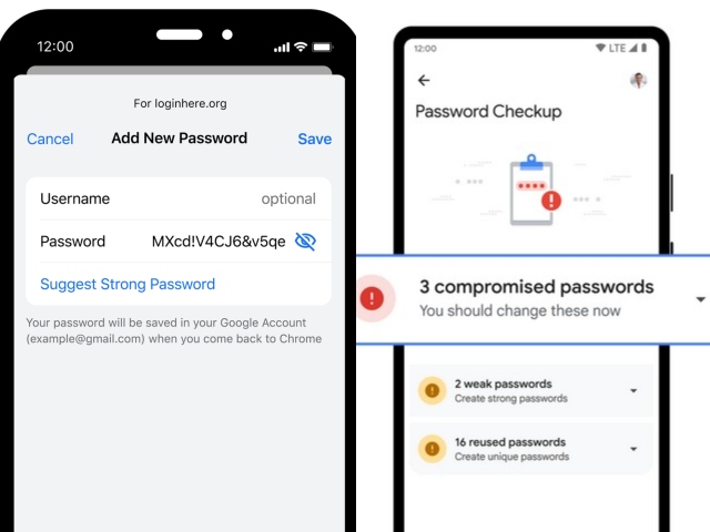 Google password manager new features