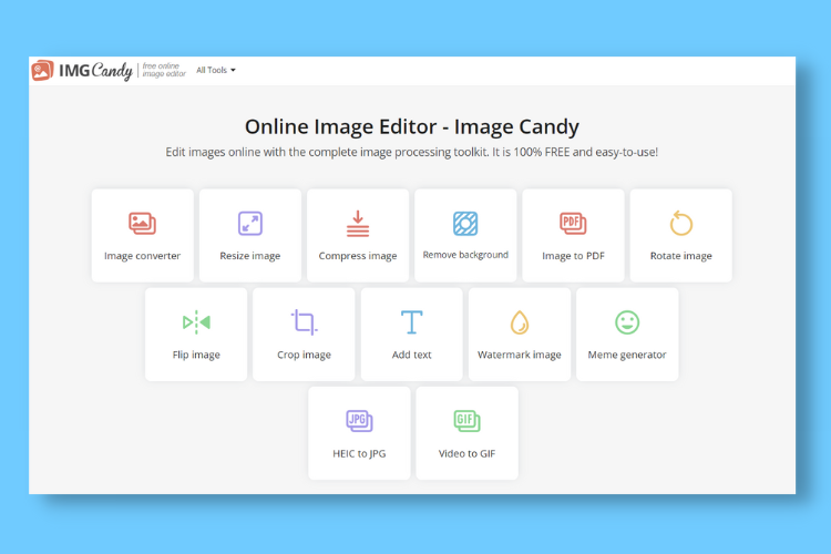 Image Candy: The Only Online Image Editor You Need, And It's Free Too!