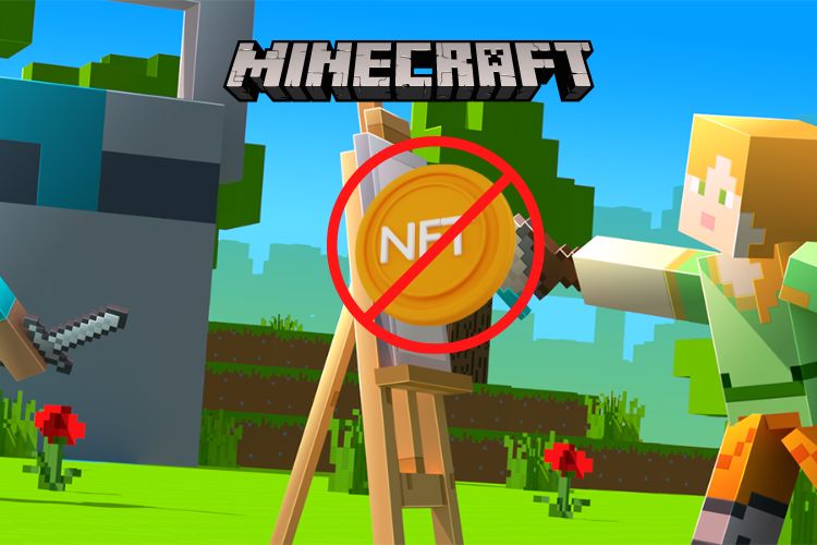 Minecraft blocks the blockchain from its block game