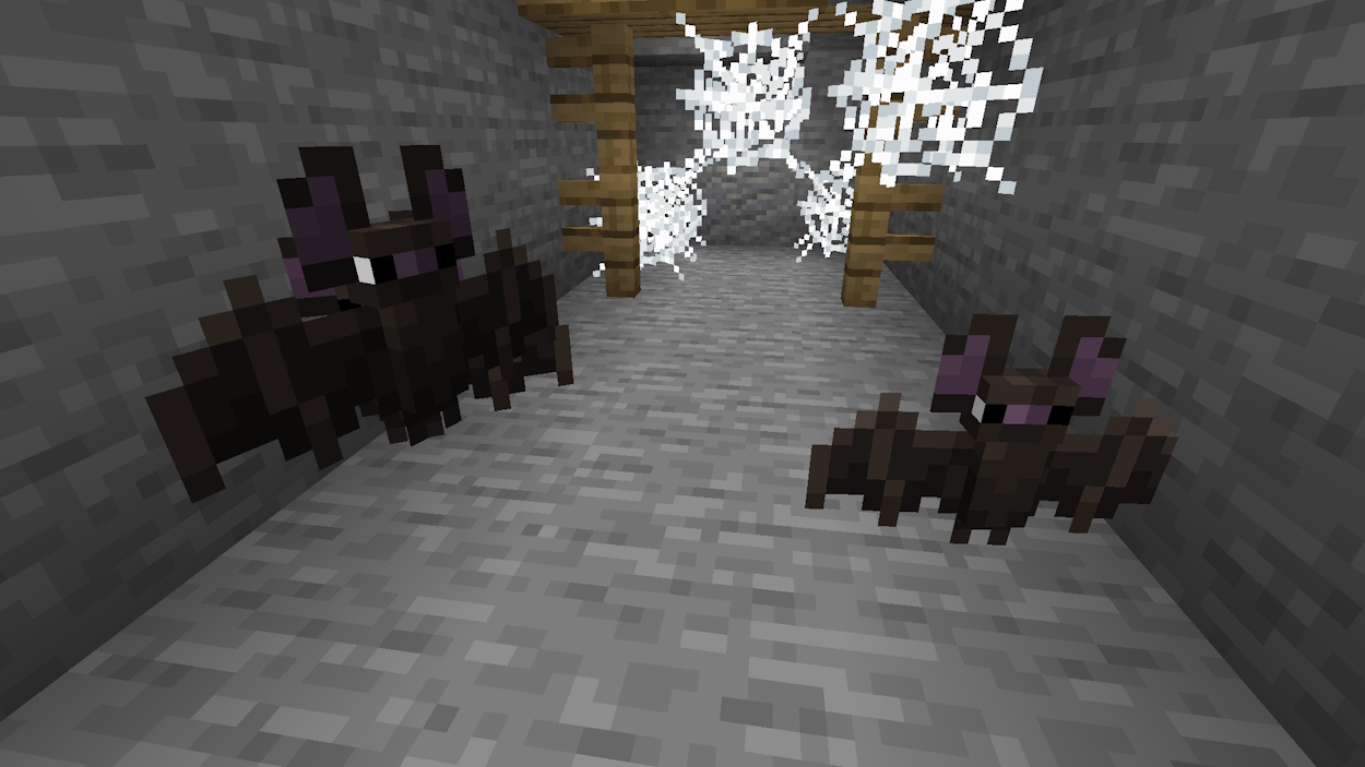 Bats in a mineshaft