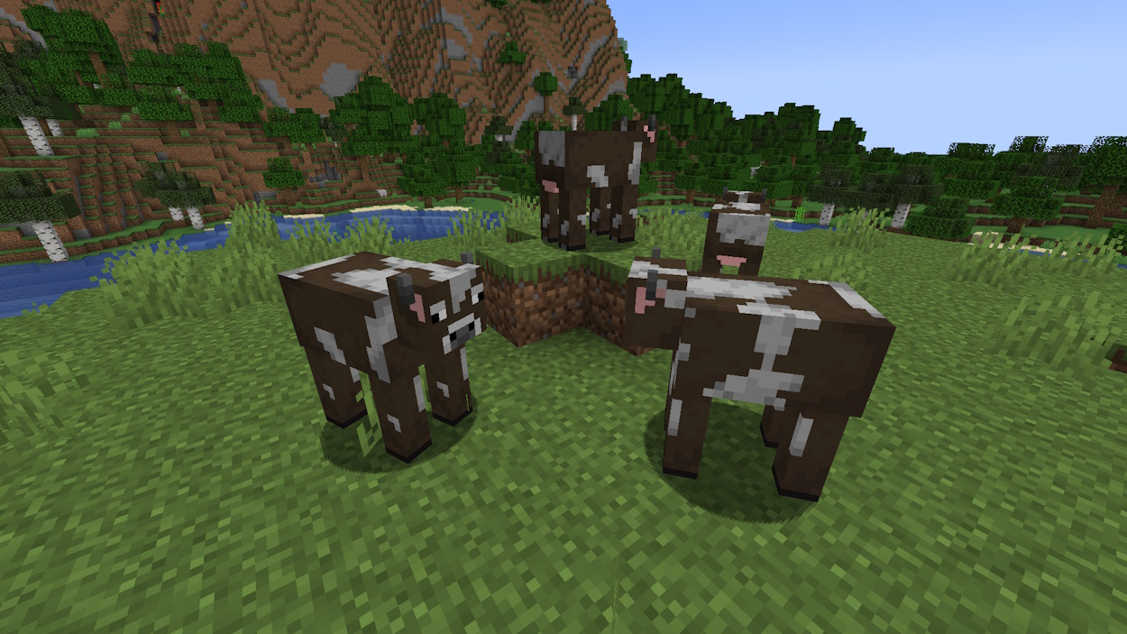 Cows on a grassy plains 