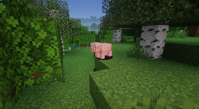 Pig in Minecraft