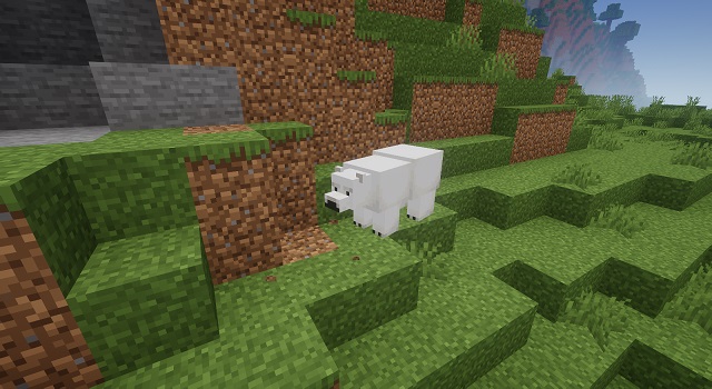 Urso polar em minecraft