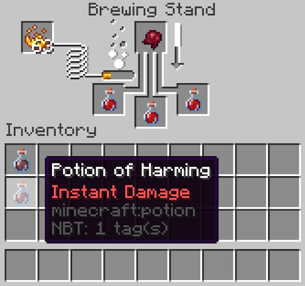 Brewing a Potion of Harming