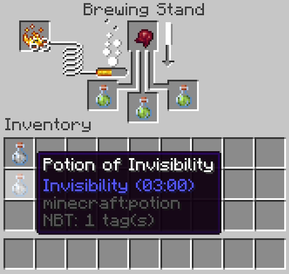 Brewing a Potion of Invisibility
