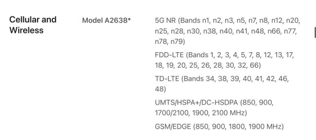 4. Check Supported 5G Bands on iPhones