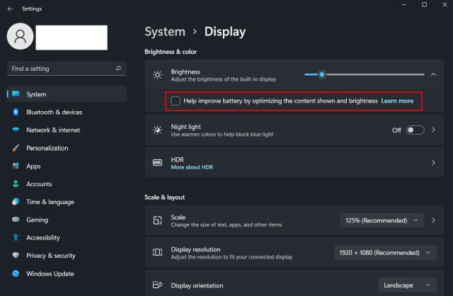 Change Brightness In Windows 11 From Windows Settings