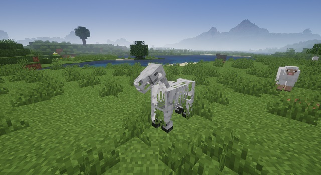 Caballo esqueleto en Minecraft