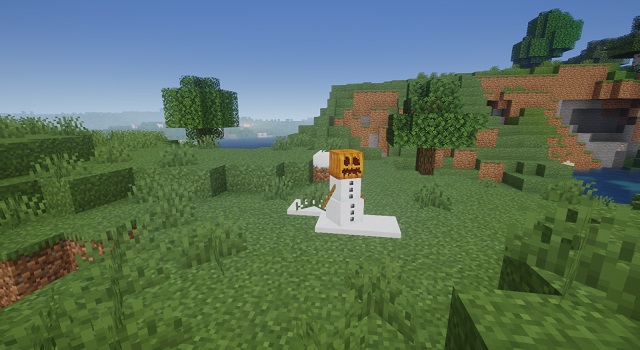 Schneegolem in Minecraft