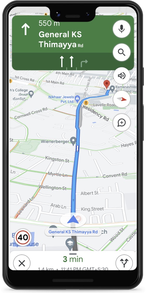 google maps speed limit data