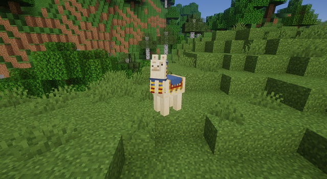 Minecraftda Treyder Llama