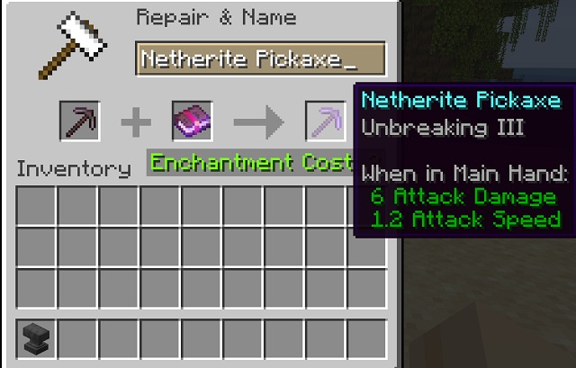 Unbreaking Pickaxe