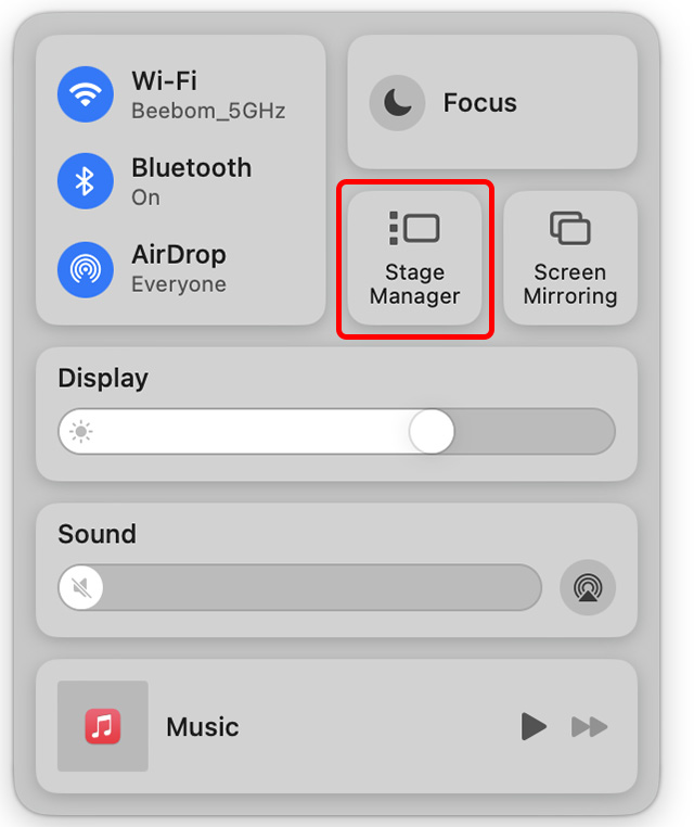 enable scene manager in macos ventura