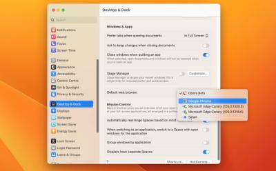 how to change default browser from safari to chrome on mac