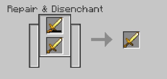 non Enchanted and non enchanted item