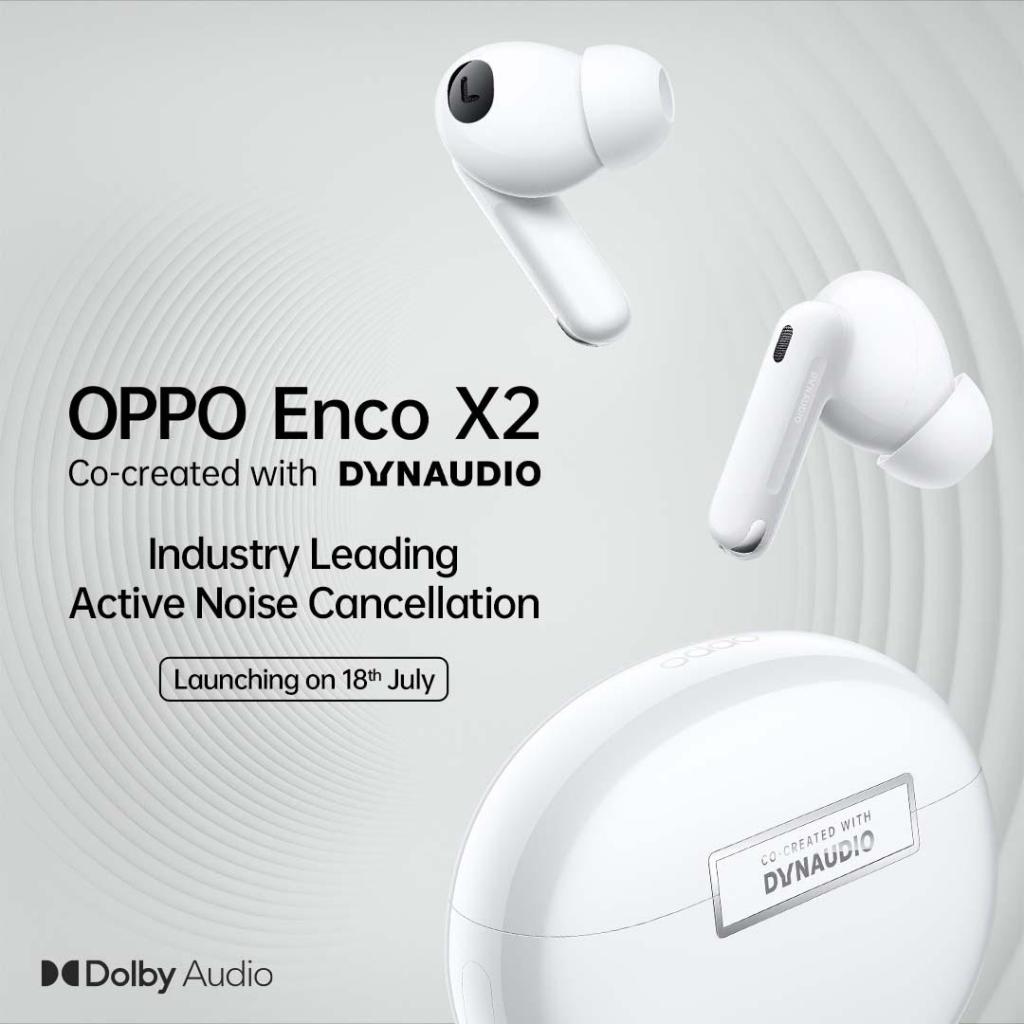 Oppo Enco X2 wireless earbuds with ANC launched in India