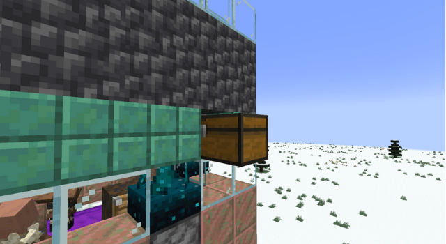 Cofre en una pared cómo hacer una granja de hierro en Minecraft