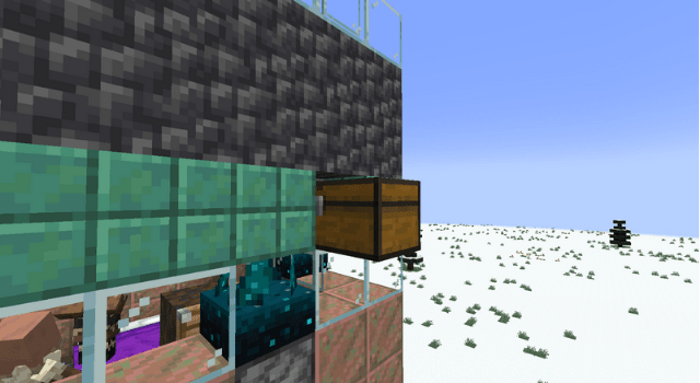 Chest in a wall How to Make An Iron Farm in Minecraft