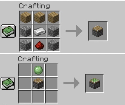 Crafting Recipe of Sticky piston