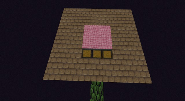 Carpeted hopper for enderman farm