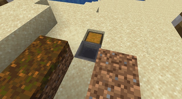 చక్కెర పొలంలో ఛాతీ మరియు తొట్టి