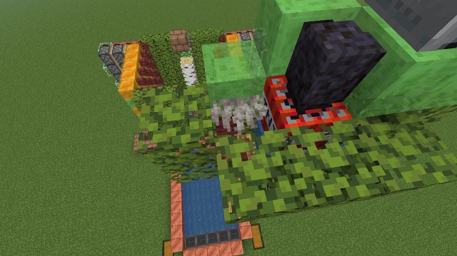 Dead Coral fan in Tree farm for Minecraft