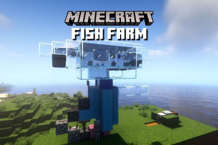How to Make AFK Fish Farm in Minecraft