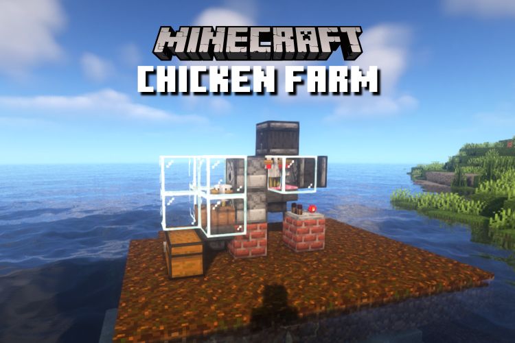 minecraft automatic chicken farm