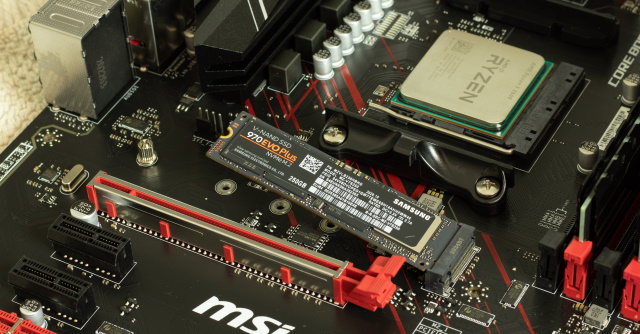 M.2 SSD-motherboard