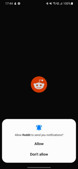 notification permission