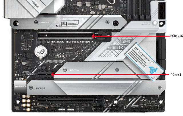 PCIe-motherboard