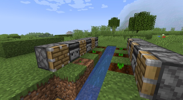 automatic melon farm minecraft