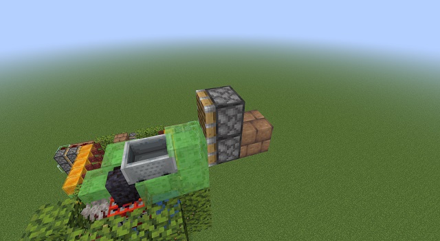 preparing TNT duplicator - How to Make a Tree Farm in Minecraft