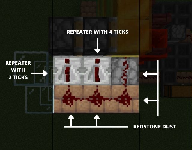 Redstone Mechanic for Leaves Crusher in Tree Farm