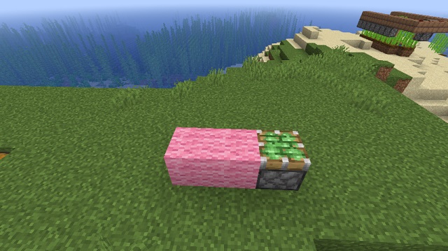 Two wool and a sticky piston