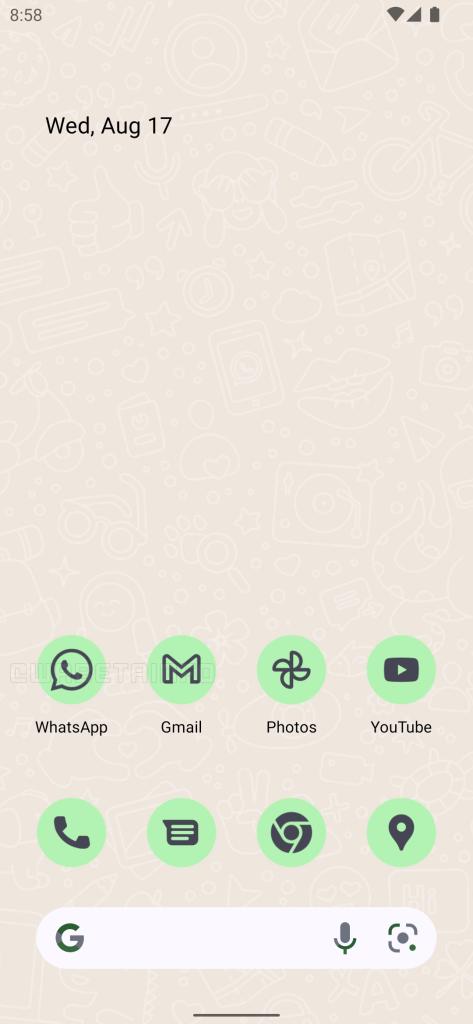 whatsapp beta for android themed icons