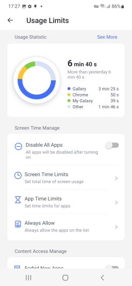 يساعد التحكم الأبوي في AirDroid في الحفاظ على أمان أطفالك