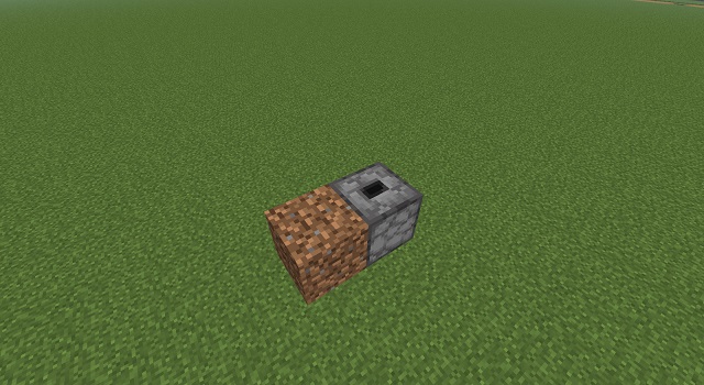 dropper with dirt block