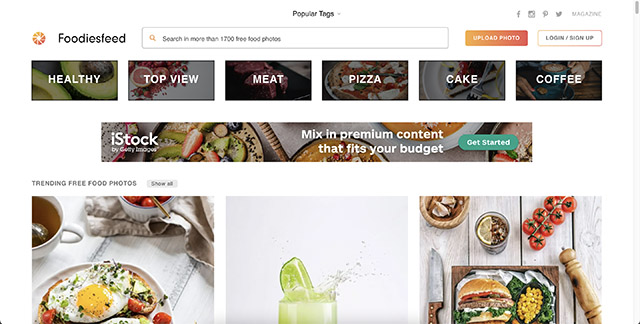 foodiesfeed royalty free stock image website