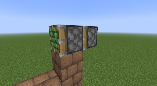 sticky piston behind sticky piston